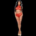 ME-SEDUCE - MONA SET RED L/XL