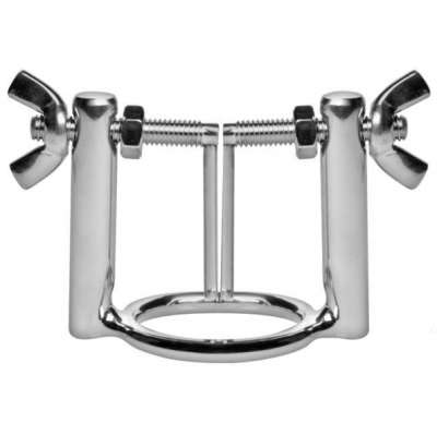 METAL HARD - GLAND RING WITH URETHRAL DILATOR PRESS