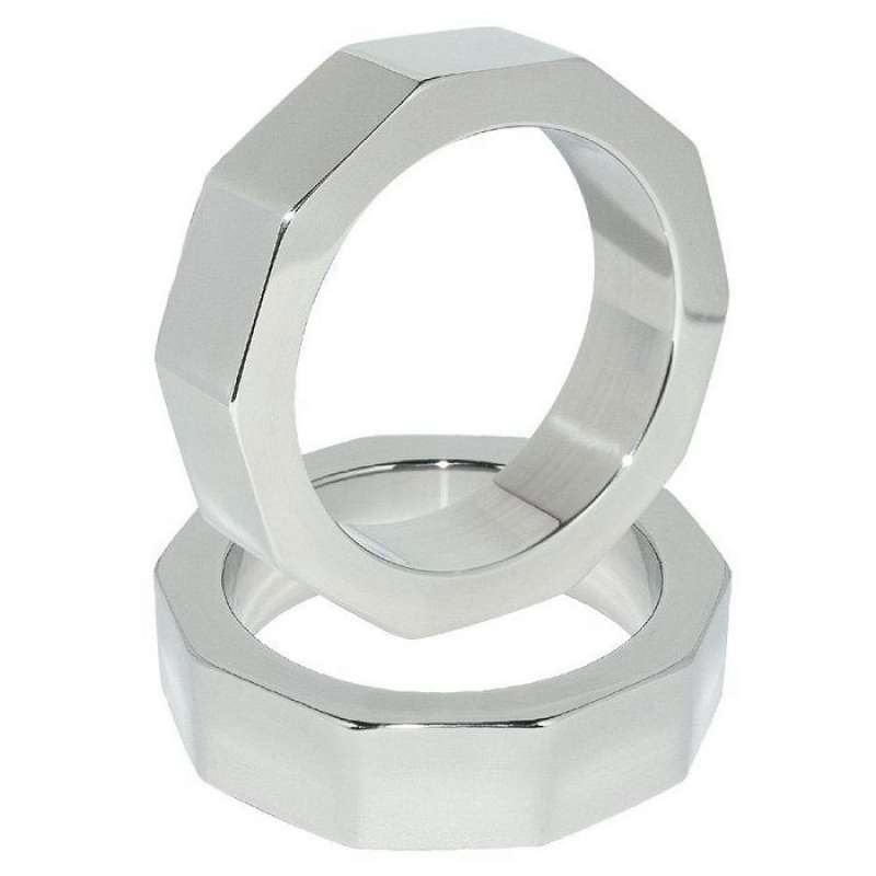 METAL HARD - PENIS AND TESTICLE NUT RING 55 MM METAL HARD - PENIS AND TESTICLE NUT RING 55 MM