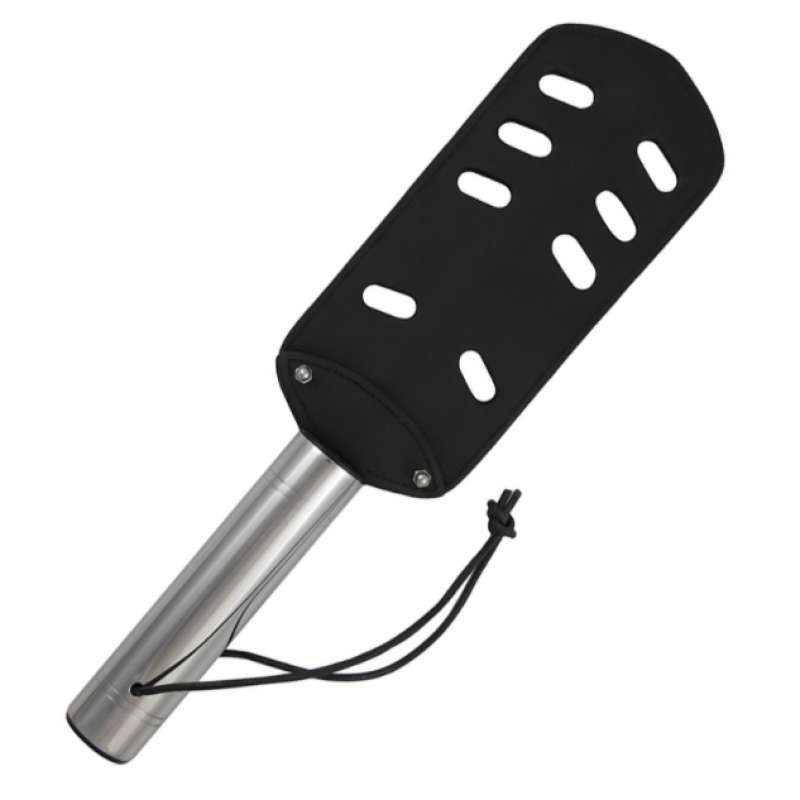 METAL HARD - THE PADDLE ORIGINAL LEATHER AND METAL - WITH HOLES METAL HARD - THE PADDLE ORIGINAL LEATHER AND METAL - WITH HOLES
