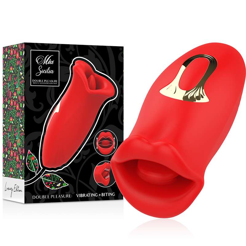MIA - SICILIA DOUBLE PLEASURE VIBRATING + BITING MIA - SICILIA DOUBLE PLEASURE VIBRATING + BITING