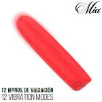 MIA - Lucy Ellen USB-ladattava minivibraattori punainen