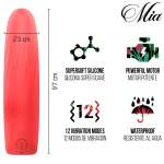 MIA - Lucy Ellen USB-ladattava minivibraattori punainen