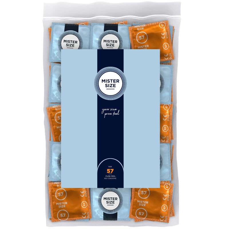 MISTER SIZE - CONDOM SIZE L 57 MM (100 UNITS) MISTER SIZE - CONDOM SIZE L 57 MM (100 UNITS)