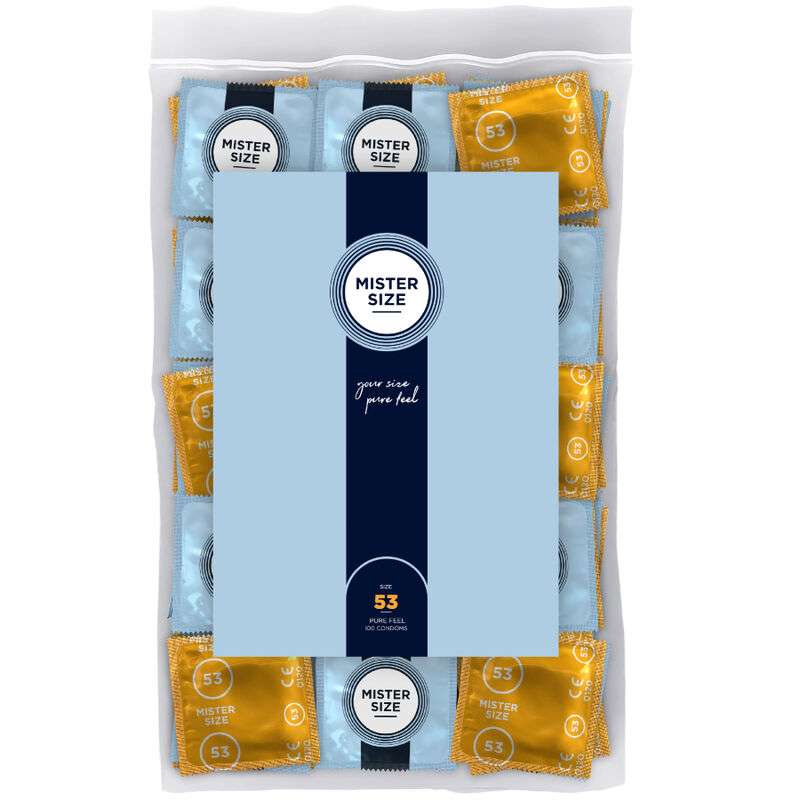 MISTER SIZE - CONDOM SIZE M 53 MM (100 UNITS) MISTER SIZE - CONDOM SIZE M 53 MM (100 UNITS)