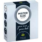 MISTER SIZE - CONDOM SIZE S 49 MM (3 UNITS)