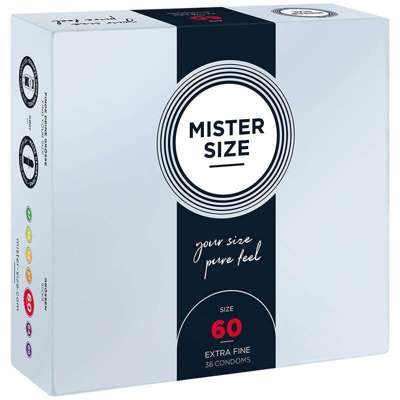 MISTER SIZE - CONDOM SIZE XL 60 MM (36 UNITS) MISTER SIZE - CONDOM SIZE XL 60 MM (36 UNITS)
