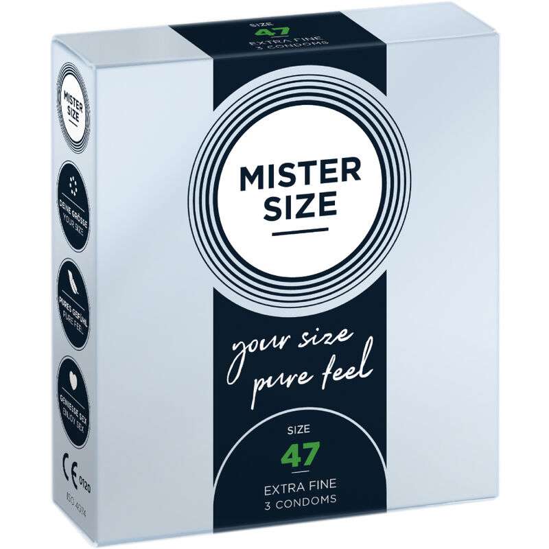 MISTER SIZE - CONDOMS SIZE XS 47 MM (3 UNITS) MISTER SIZE - CONDOMS SIZE XS 47 MM (3 UNITS)