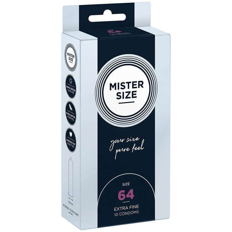 MISTER SIZE - CONDOMS SIZE XXL 64 MM (10 UNITS) MISTER SIZE - CONDOMS SIZE XXL 64 MM (10 UNITS)