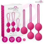 MORESSA - Osian setti Premium silikoni pinkki (Osian One - 51 g | Osian Two - 101 g | Osian Three 85 G)