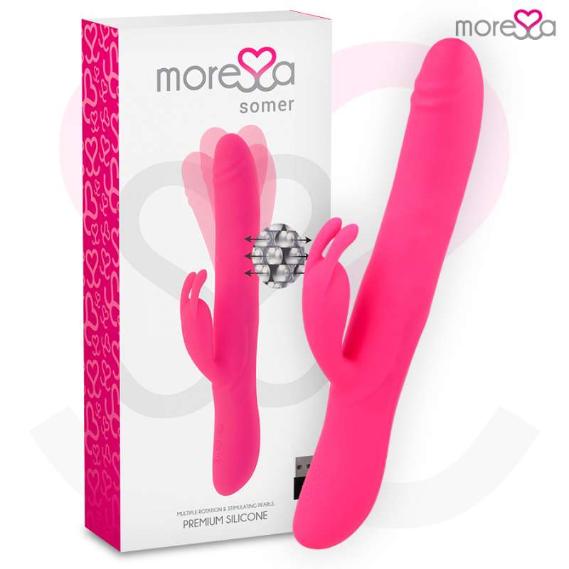 MORESSA - SOMER PREMIUM VIBRATOR WITH MULTIPLE ROTATION MORESSA - SOMER PREMIUM VIBRATOR WITH MULTIPLE ROTATION