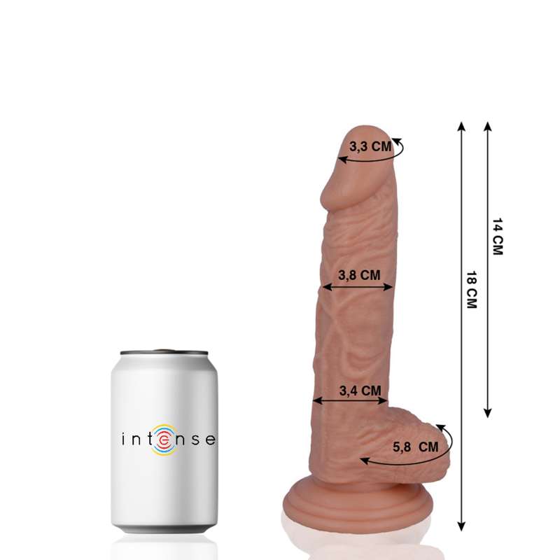 MR INTENSE - 11 REALISTIC COCK 18 CM -O- 3.8 CM MR INTENSE - 11 REALISTIC COCK 18 CM -O- 3.8 CM