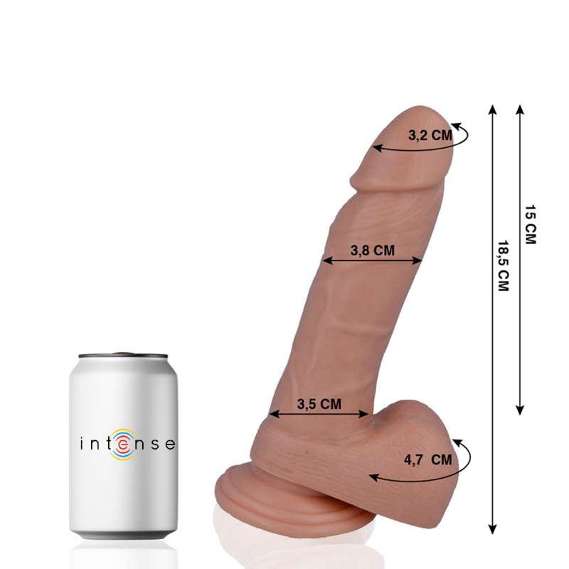 MR INTENSE - 14 REALISTIC COCK 18.5 CM -O- 3.8 CM MR INTENSE - 14 REALISTIC COCK 18.5 CM -O- 3.8 CM