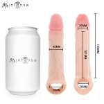 MR INTENSE - ARNOLD M VIBRATOR SILICONE PENIS SLEEVE WITH REMOTE CONTROL 14.5 CM -Ø- 4 CM