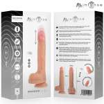 MR INTENSE - BALDWIN REALISTIC MULTIFUNCTIONAL WITH VIBRATION, UP AND DOWN REMOTE CONTROL, 22 CM - OR - 4 CM
