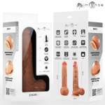 MR INTENSE - BRUCE M SILICONE DILDO WITH TESTICLES 20 CM -Ø- 4.5 CM