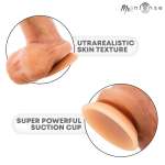 MR INTENSE - BRUCE M SILICONE DILDO WITH TESTICLES 20 CM -Ø- 4.5 CM