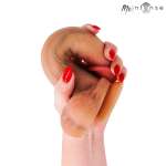 MR INTENSE - BRUCE M SILICONE DILDO WITH TESTICLES 20 CM -Ø- 4.5 CM