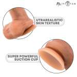 MR INTENSE - BRUCE S SILICONE DILDO WITH TESTICLES 17.8 CM -Ø- 4 CM