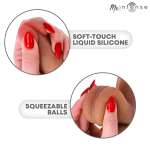 MR INTENSE - LOGAN VIBRATOR DILDO SILICONE WITH HEAT EFFECT AND REMOTE CONTROL 20 CM -Ø- 4,1 CM