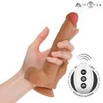 MR INTENSE - REALISTIC MULTIFUNCTION REDFORD WITH VIBRATION AND UP AND DOWN REMOTE CONTROL 23 CM -O- 3.5 CM