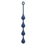 MR PLAY - BLUE SILICONE ANAL BEADS SIZE L 42.6 CM