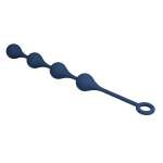 MR PLAY - BLUE SILICONE ANAL BEADS SIZE L 42.6 CM