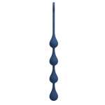 MR PLAY - BLUE SILICONE ANAL BEADS SIZE M 33 CM