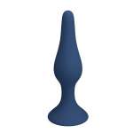 MR PLAY - BLUE SILICONE SLIM ANAL PLUG SIZE S