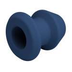 MR PLAY - JACK BLUE SILICONE HOLLOW ANAL PLUG SIZE M