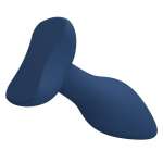 MR PLAY - TAPERED SILICONE ANAL PLUG BLUE L
