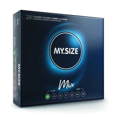 MY SIZE - MIX CONDOMS 47 MM 28 UNITS MY SIZE - MIX CONDOMS 47 MM 28 UNITS