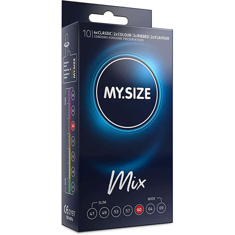 MY SIZE - MIX CONDOMS 60 MM 10 UNITS MY SIZE - MIX CONDOMS 60 MM 10 UNITS