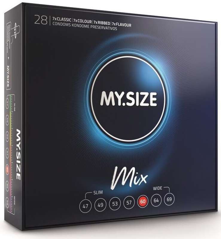 MY SIZE - MIX CONDOMS 60 MM 28 UNITS MY SIZE - MIX CONDOMS 60 MM 28 UNITS