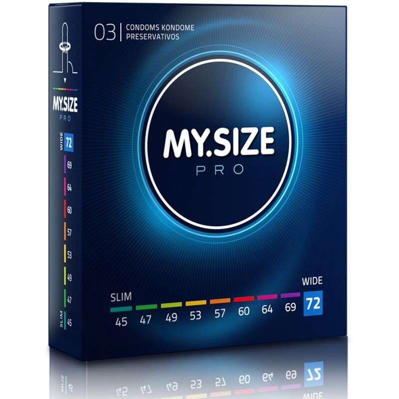 MY SIZE - PRO CONDOMS 72 MM 3 UNITS