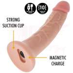 MYTHOLOGY - ASHER ORIGINAL DILDO S - VIBRATOR + REMOTE CONTROL WITH WATCHME WIRELESS TECHNOLOGY