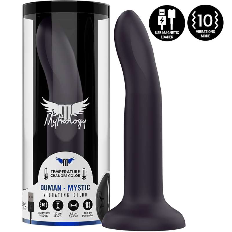 MYTHOLOGY - DUMAN MYSTIC DILDO L - VIBRATOR COMPATIBLE WITH WATCHME WIRELESS TECHNOLOGY MYTHOLOGY - DUMAN MYSTIC DILDO L - VIBRATOR COMPATIBLE WITH WATCHME WIRELESS TECHNOLOGY