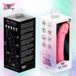 MYTHOLOGY - Lyra 6 silikonidildo 17 cm Ø 3,6 cm pinkki punainen täplikäs