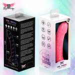 MYTHOLOGY - Lyra 7 silikoninen dildo 17 cm Ø 3,6 cm pinkki kultainen kirjava