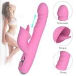 NALONE - T-MAY RABBIT VIBRATOR WITH PUSH AND OSCILLATING MOTION