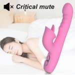NALONE - T-MAY RABBIT VIBRATOR WITH PUSH AND OSCILLATING MOTION