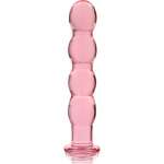 NEBULA SERIES BY IBIZA - MODEL 10 DILDO BOROSILICATE GLASS PINK 16.5 CM -O- 3.5 CM