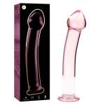NEBULA SERIES BY IBIZA - MODEL 11 DILDO BOROSILICATE GLASS PINK 16 CM -O- 3 CM