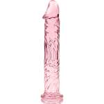 NEBULA SERIES BY IBIZA - MODEL 12 DILDO BOROSILICATE GLASS PINK 17 CM -O- 3.5 CM