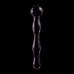 NEBULA SERIES BY IBIZA - MODEL 13 DILDO BOROSILICATE GLASS PINK 18 CM -O- 3.5 CM