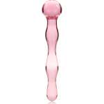 NEBULA SERIES BY IBIZA - MODEL 13 DILDO BOROSILICATE GLASS PINK 18 CM -O- 3.5 CM