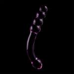 NEBULA SERIES BY IBIZA - MODEL 14 DILDO BOROSILICATE GLASS PINK 18.5 CM -O- 3 CM