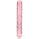 NEBULA SERIES BY IBIZA - MODEL 15 DILDO BOROSILICATE GLASS PINK 18.5 CM -O- 3 CM