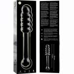 NEBULA SERIES BY IBIZA - MODEL 20 DILDO BOROSILICATE GLASS CLEAR 20.5 CM -O- 3 CM