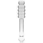 NEBULA SERIES BY IBIZA - MODEL 20 DILDO BOROSILICATE GLASS CLEAR 20.5 CM -O- 3 CM